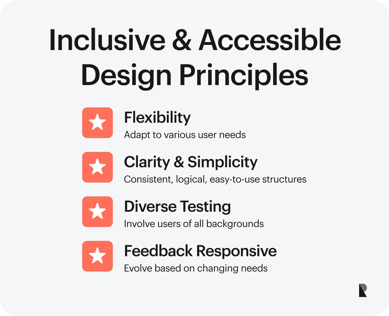 inclusive & accessible design principles