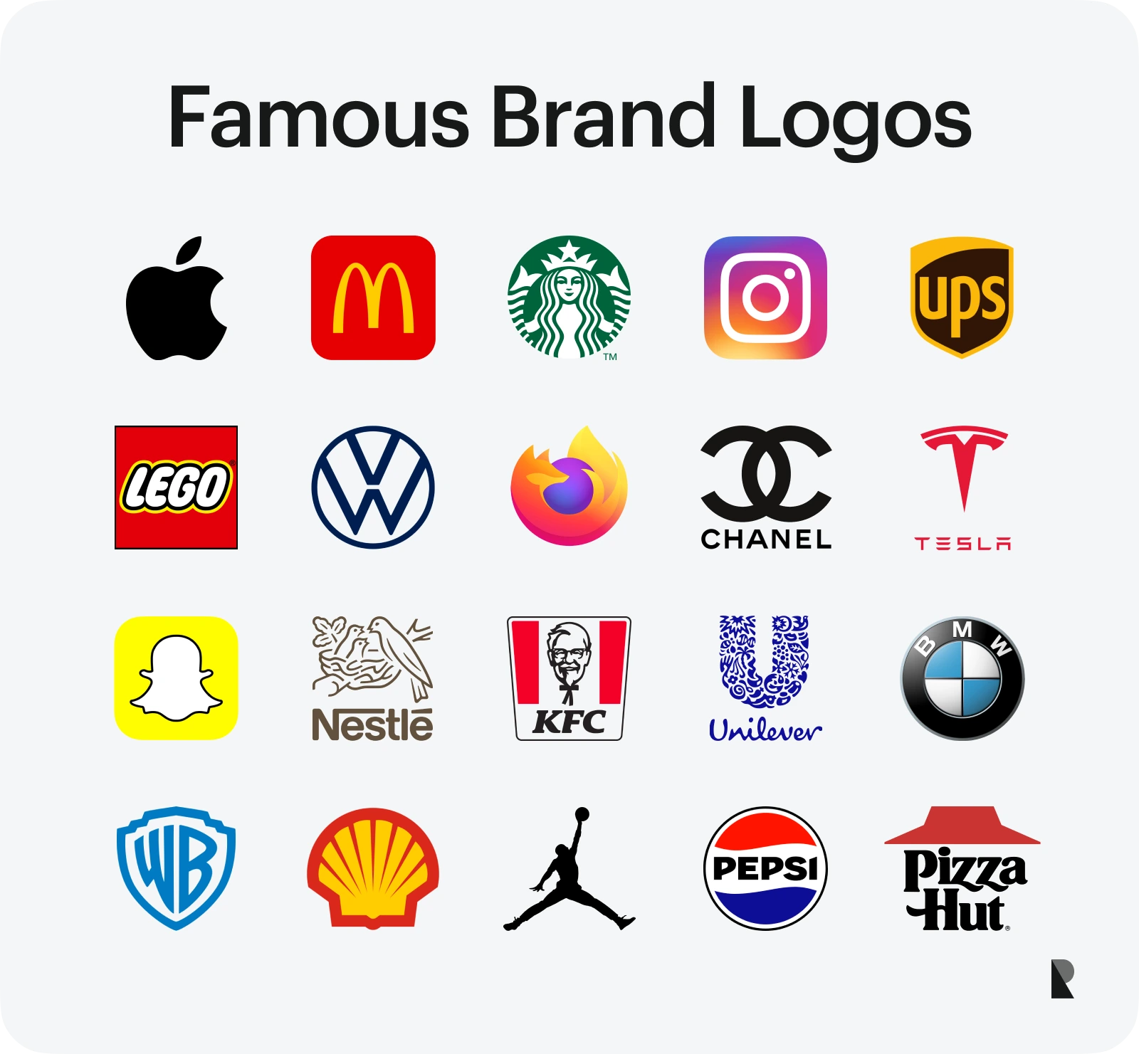 famous brand logos
