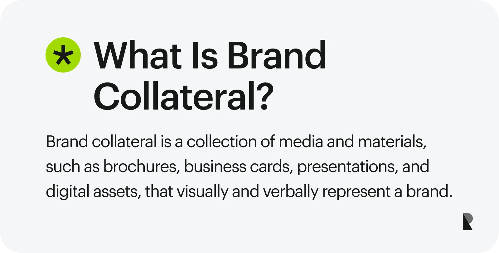 what is brand collateral