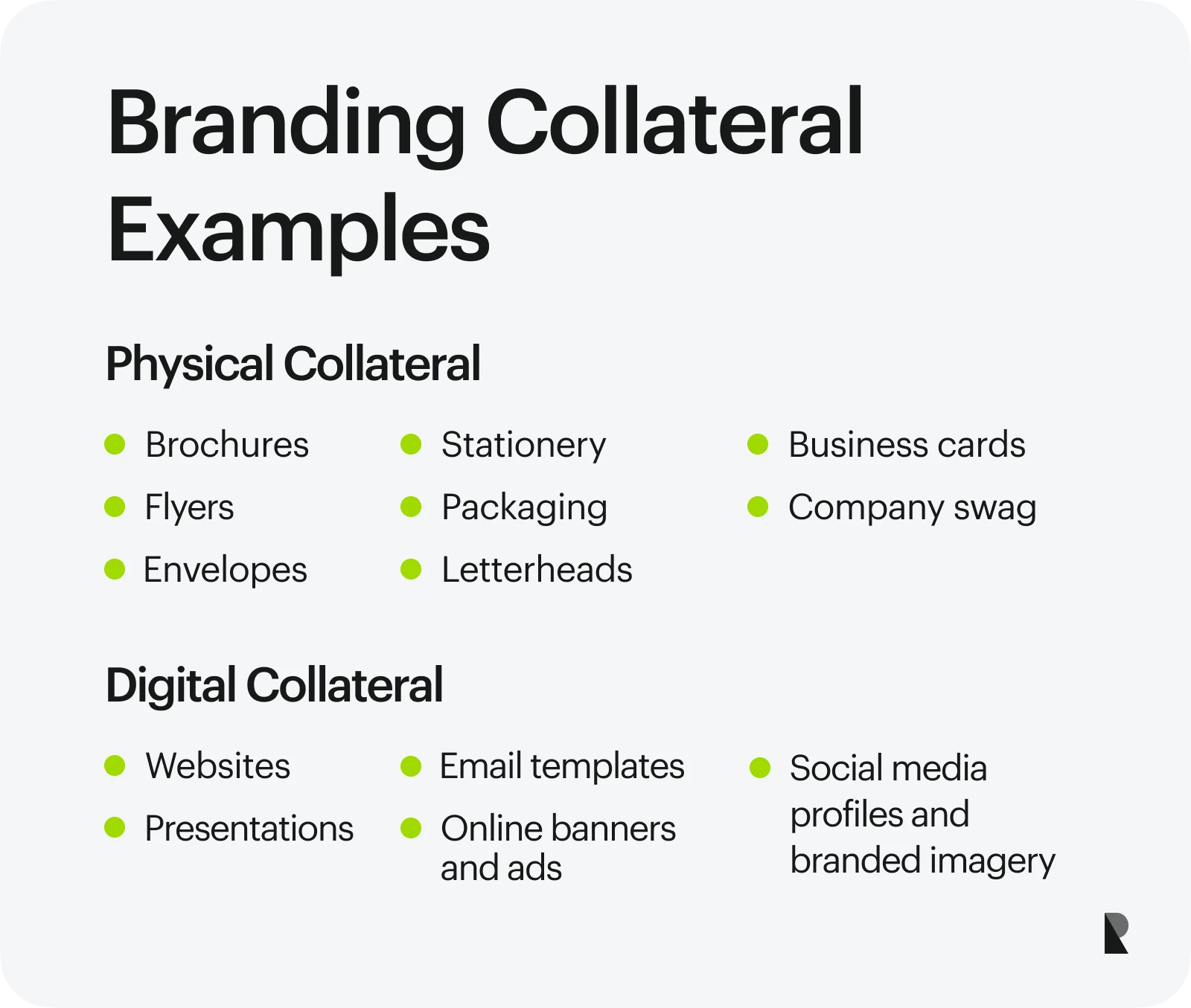 Branding Collateral Examples