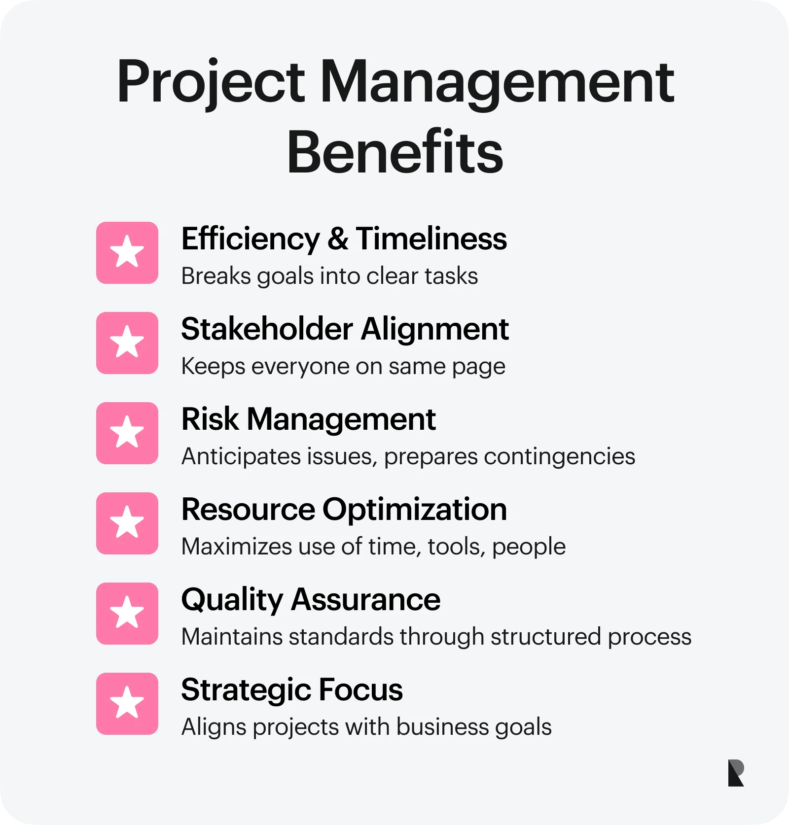 project management benefits