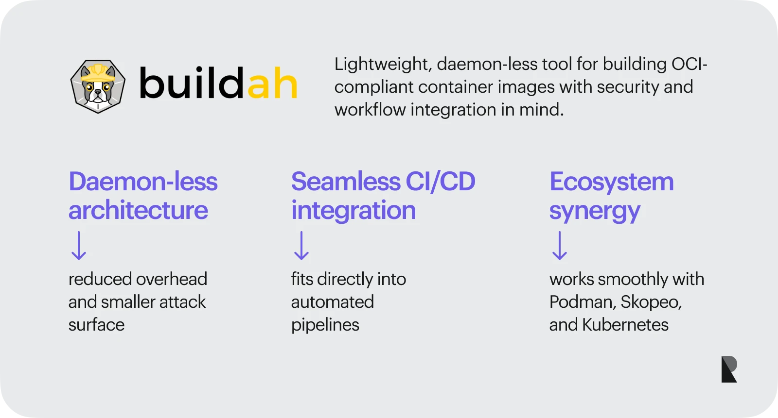 buildah features
