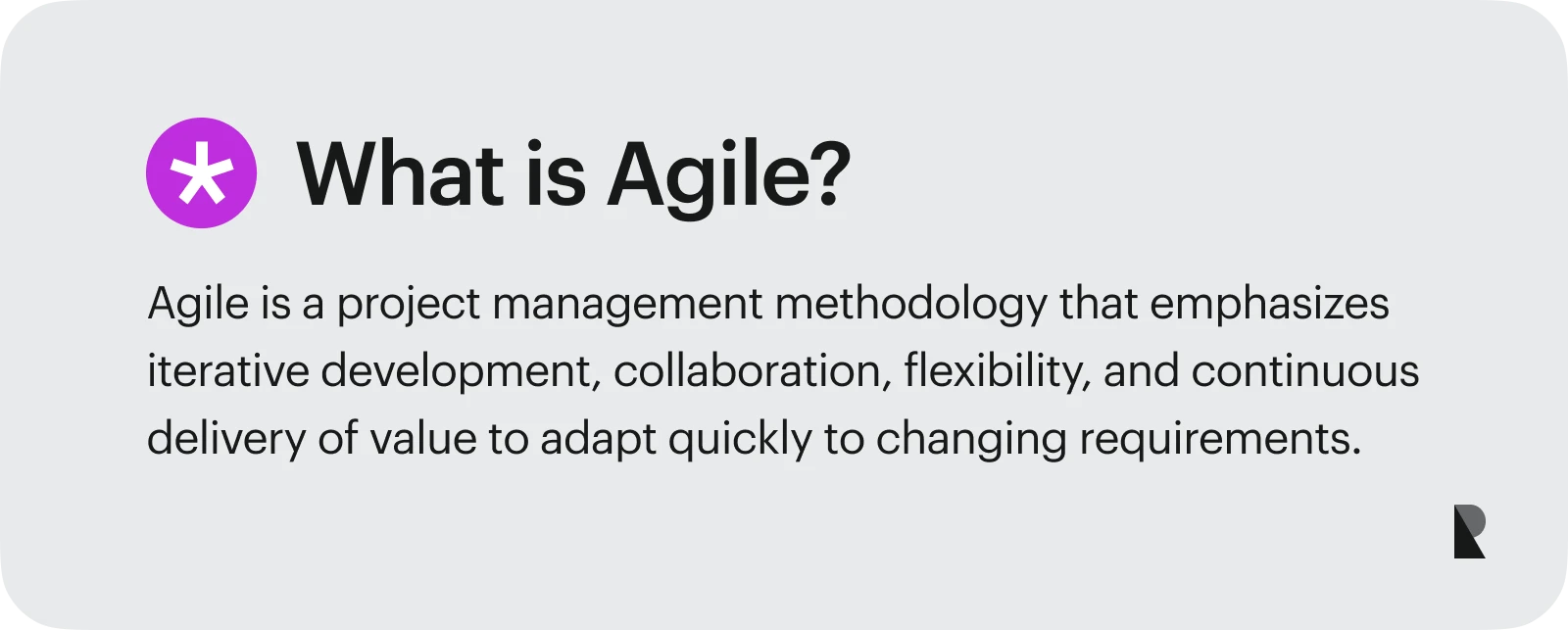 what is agile?