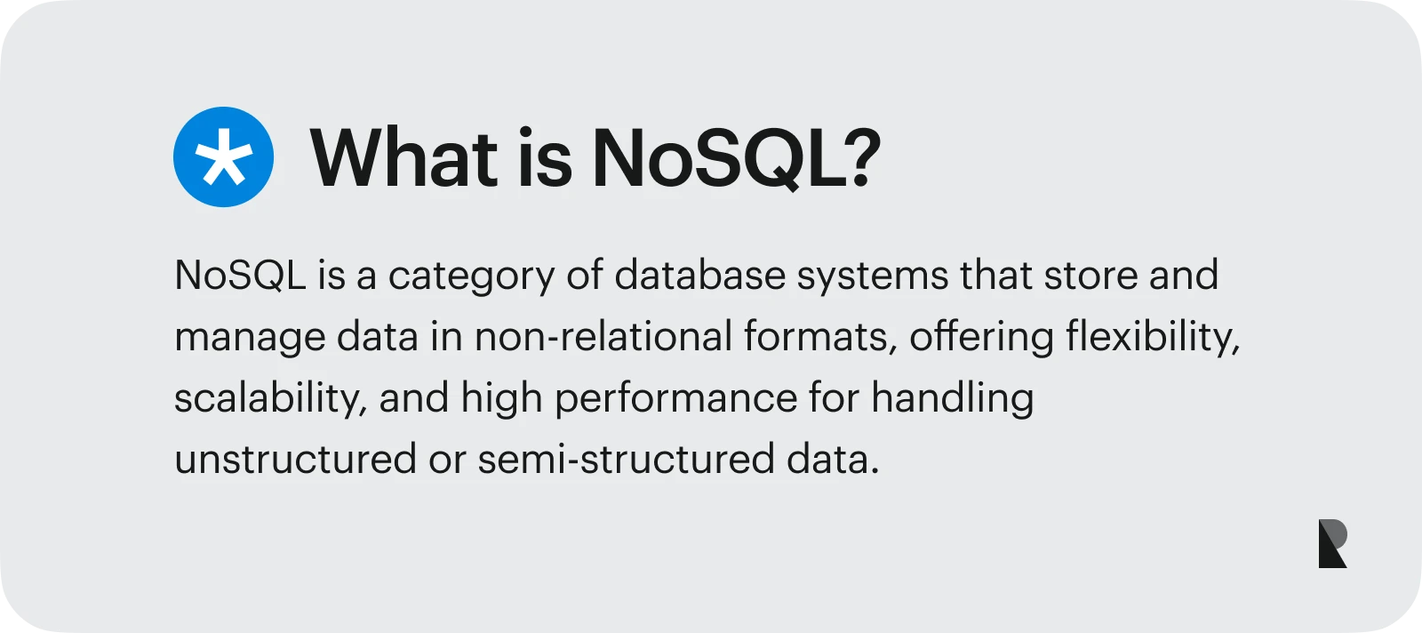 What is NoSQL