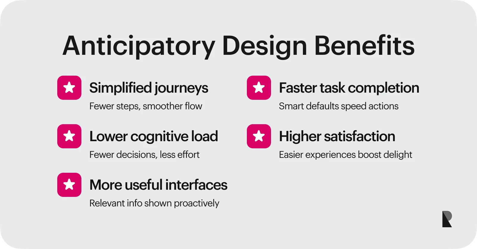 Anticipation Design Benefits
