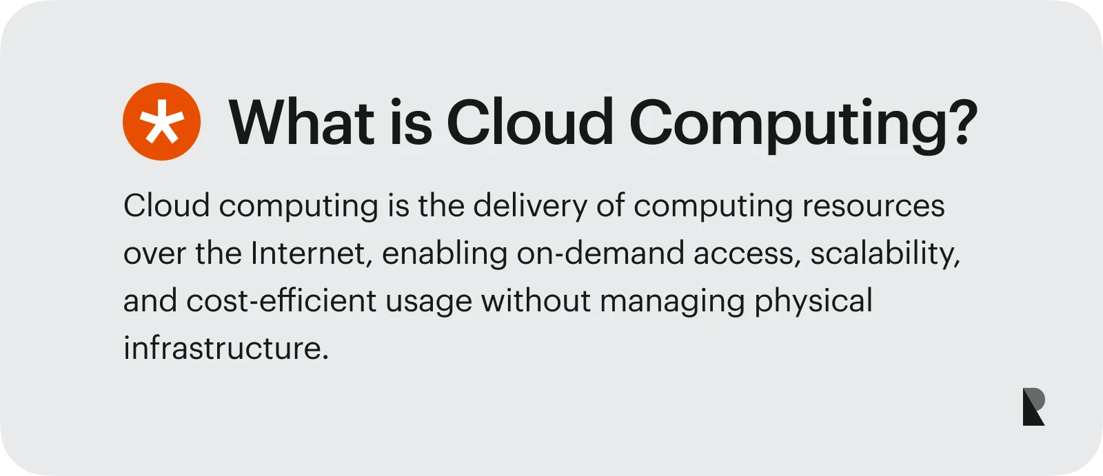 What is cloud computing?