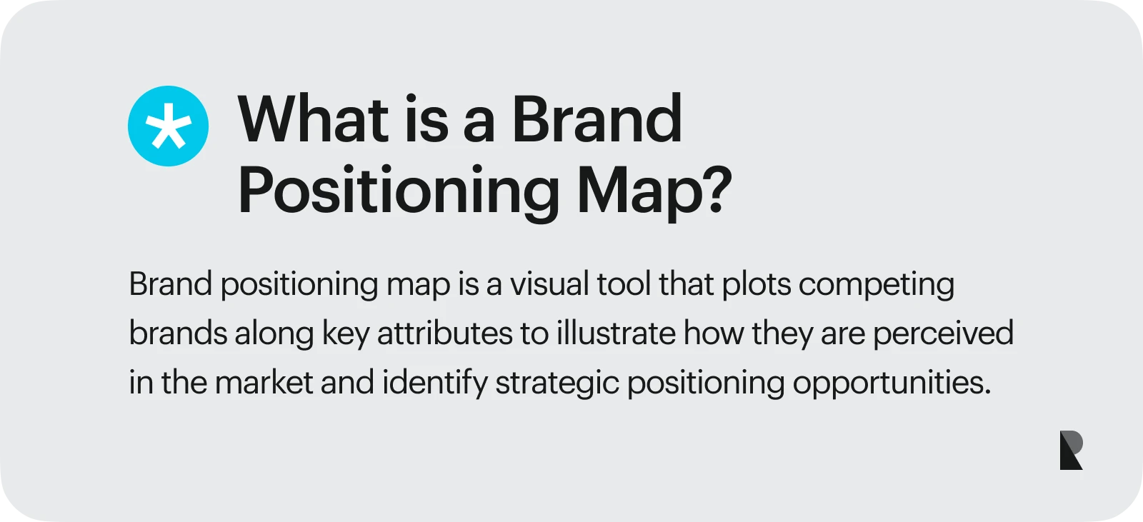 what is brand positioning map definition
