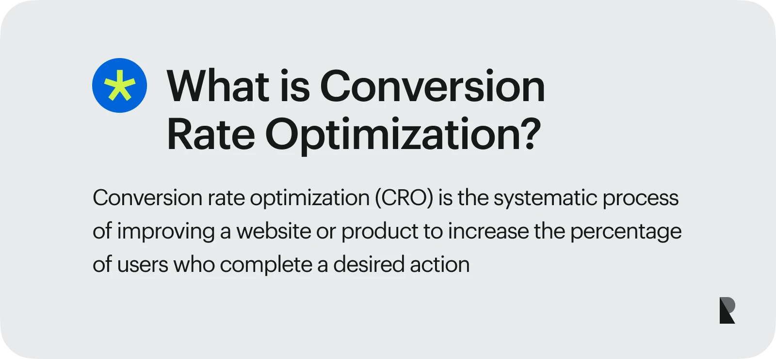 What is conversion rate optimiation?