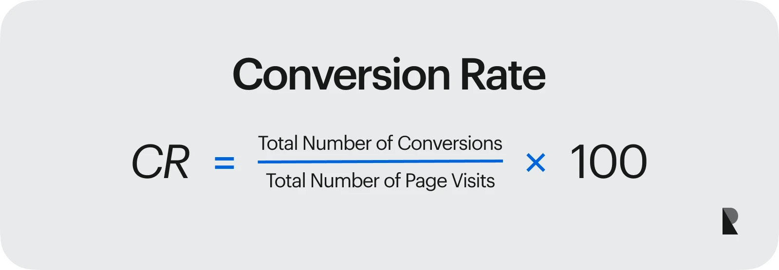 Conversion rate formula