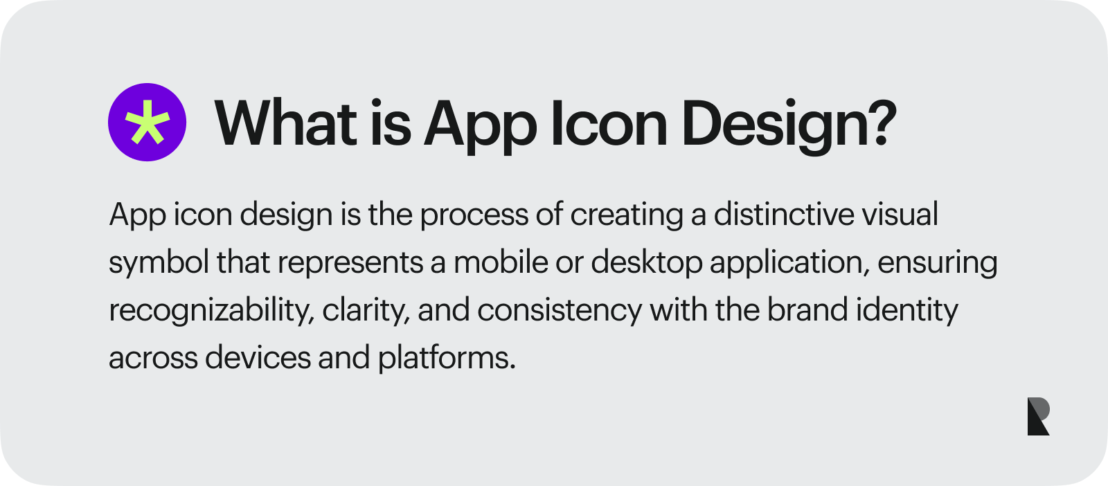 App icon design