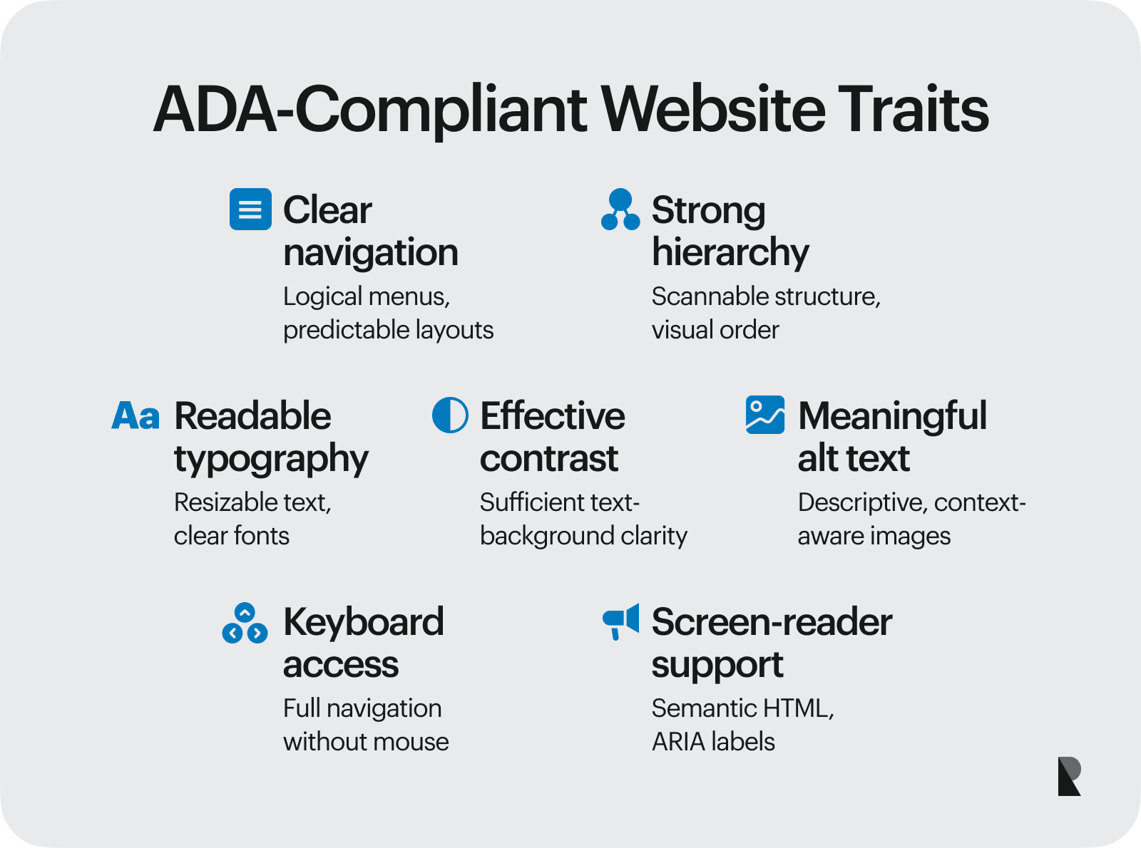 Common Traits of ADA-Compliant Websites