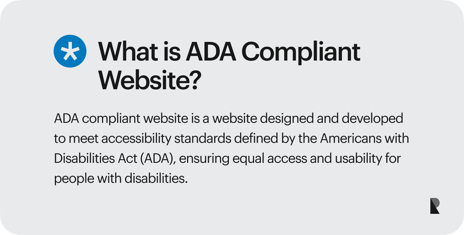 What is ADA-compliant website