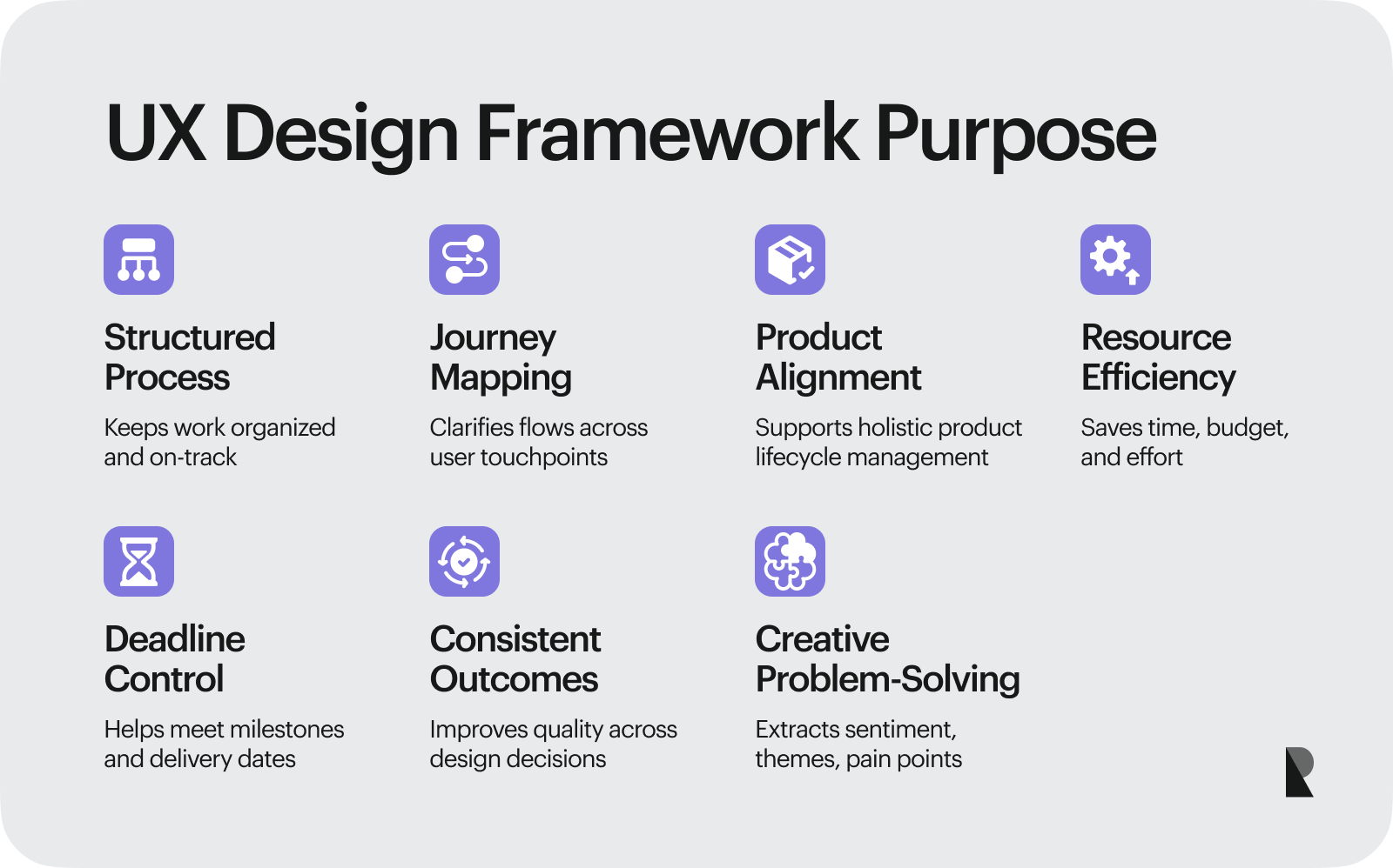 UX design framework purpose