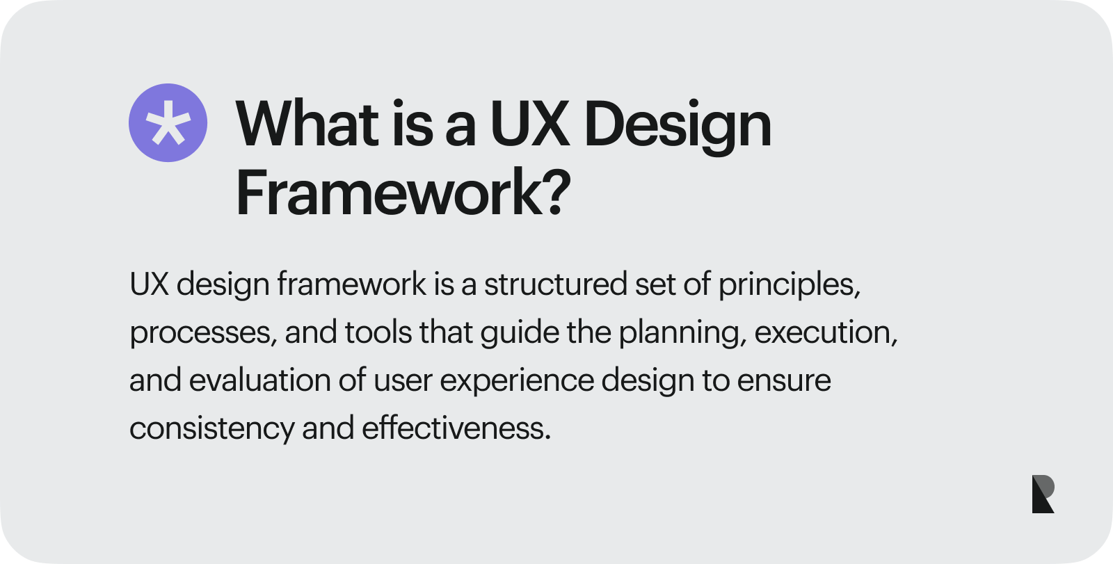 What is ux design framework