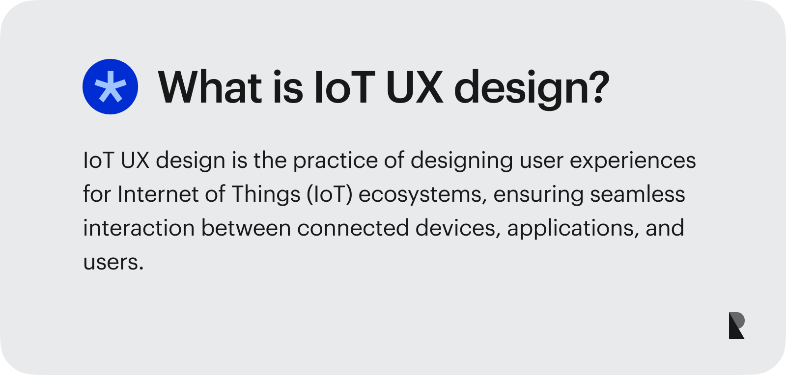 What is IoT UX Design?