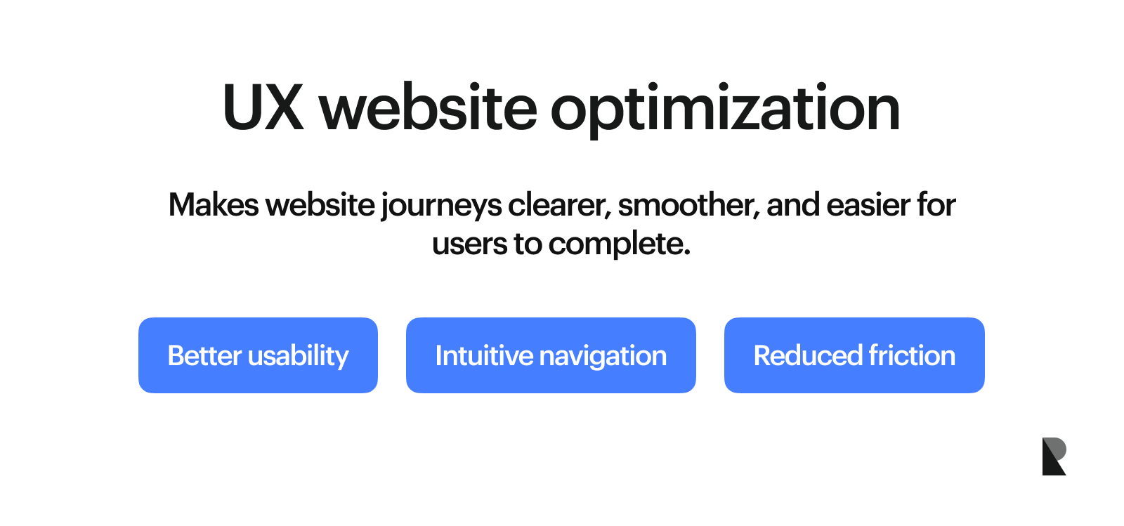 UX website optimization