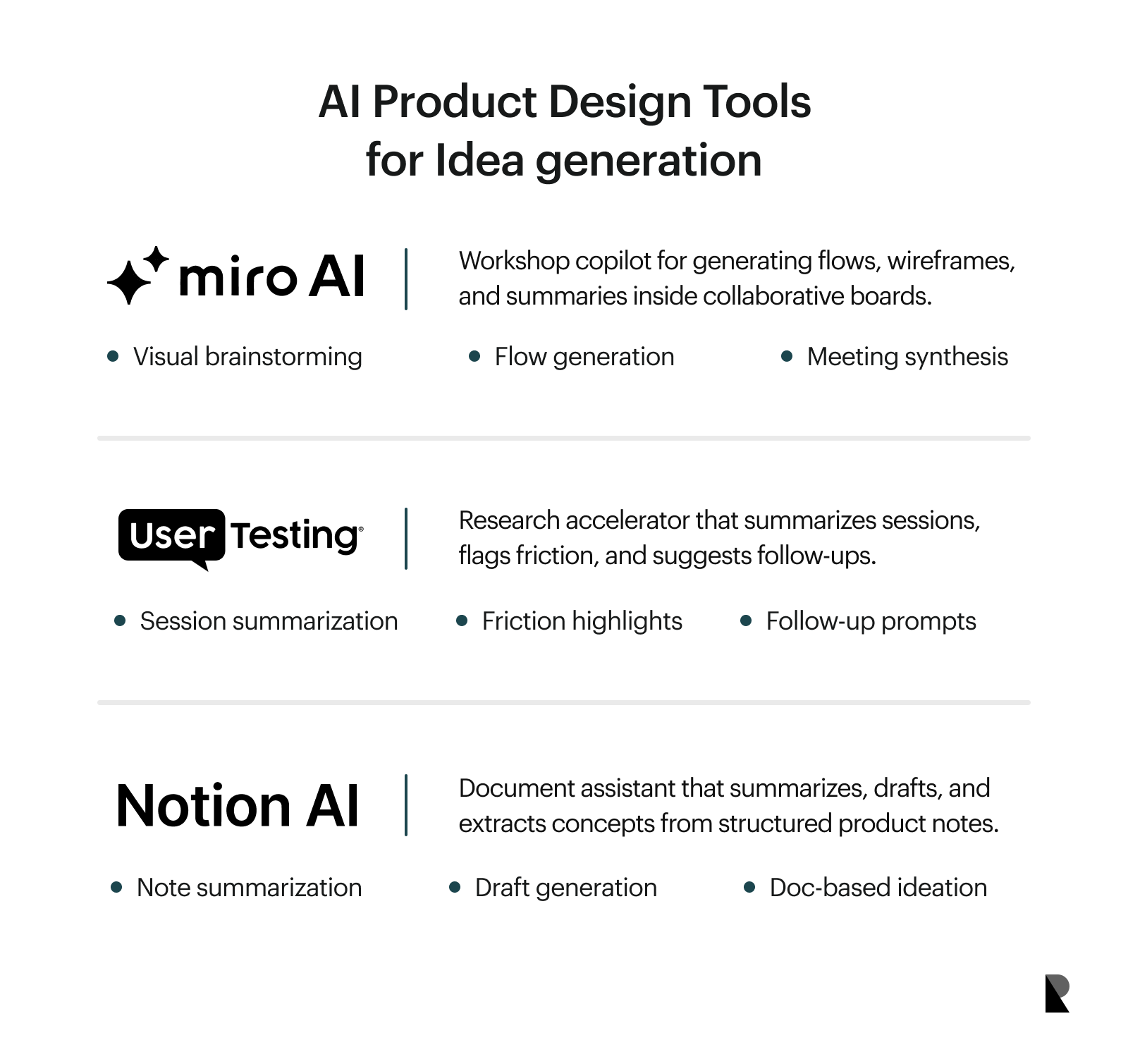 AI product design tools for idea generation