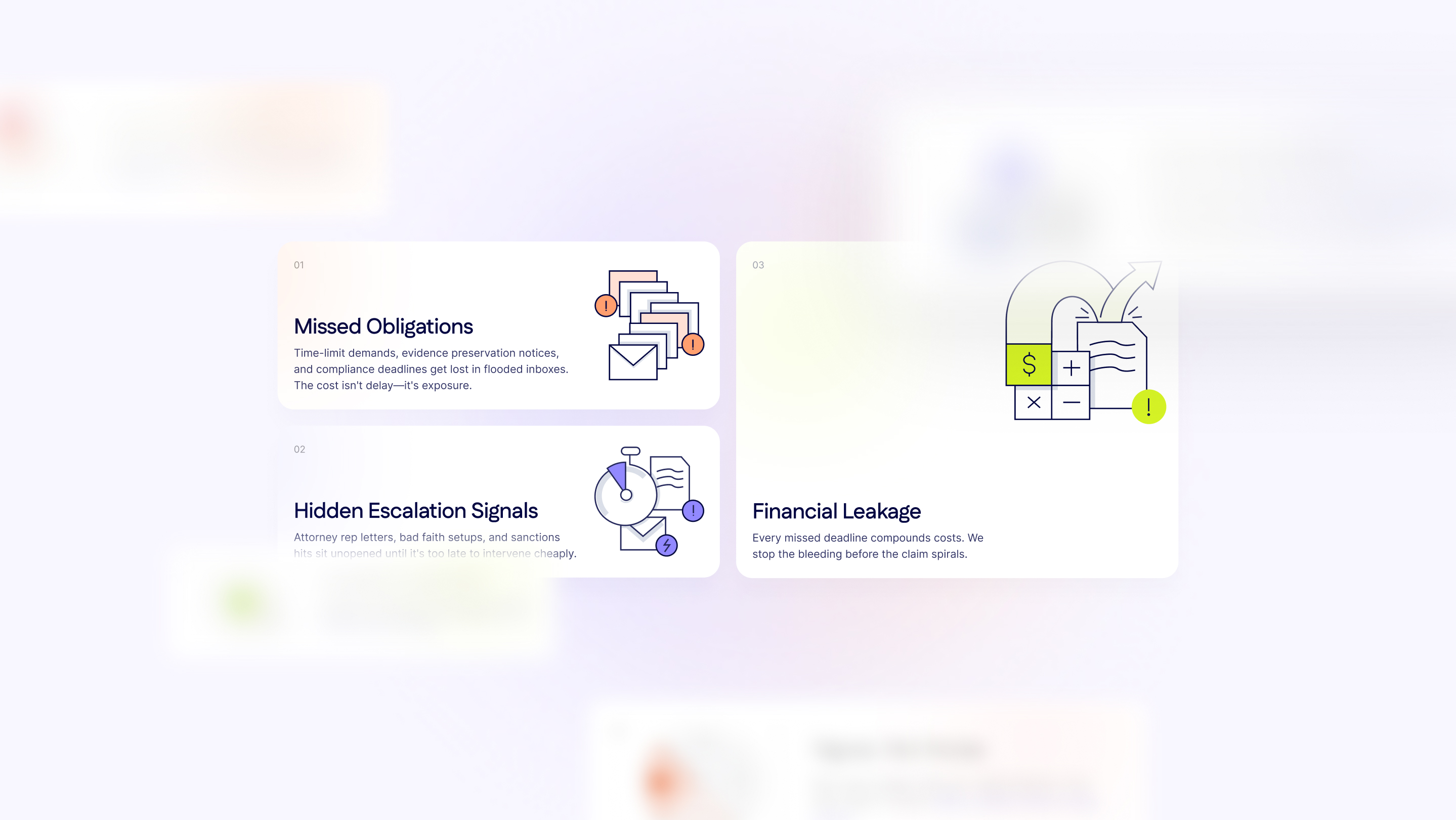 Isomer web cards and illustrations