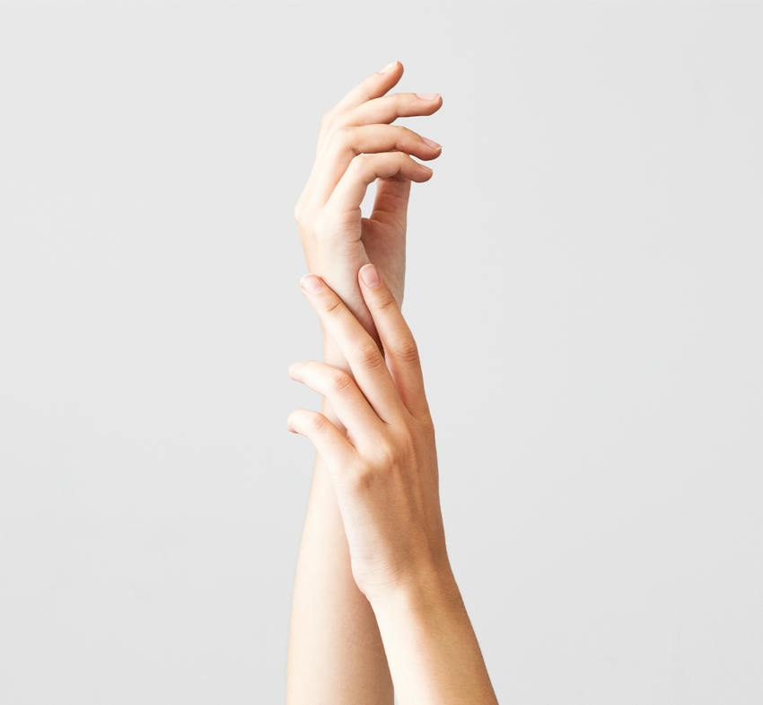 A person's hand