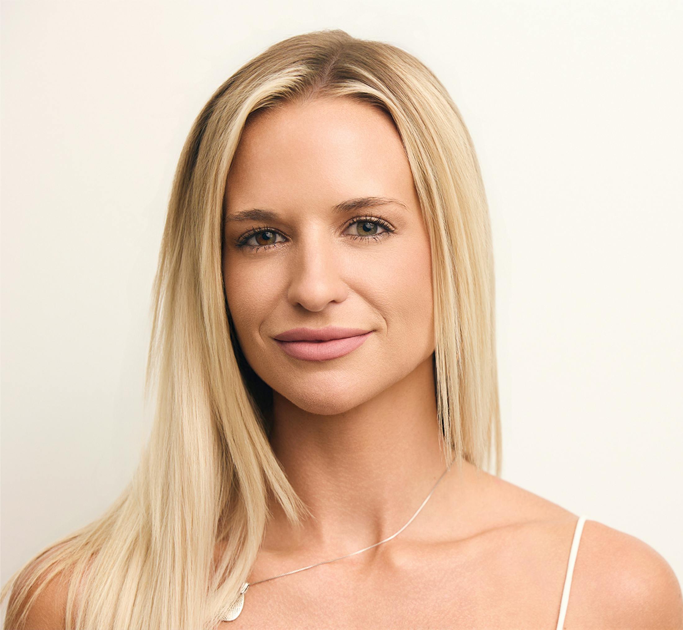 woman smiling