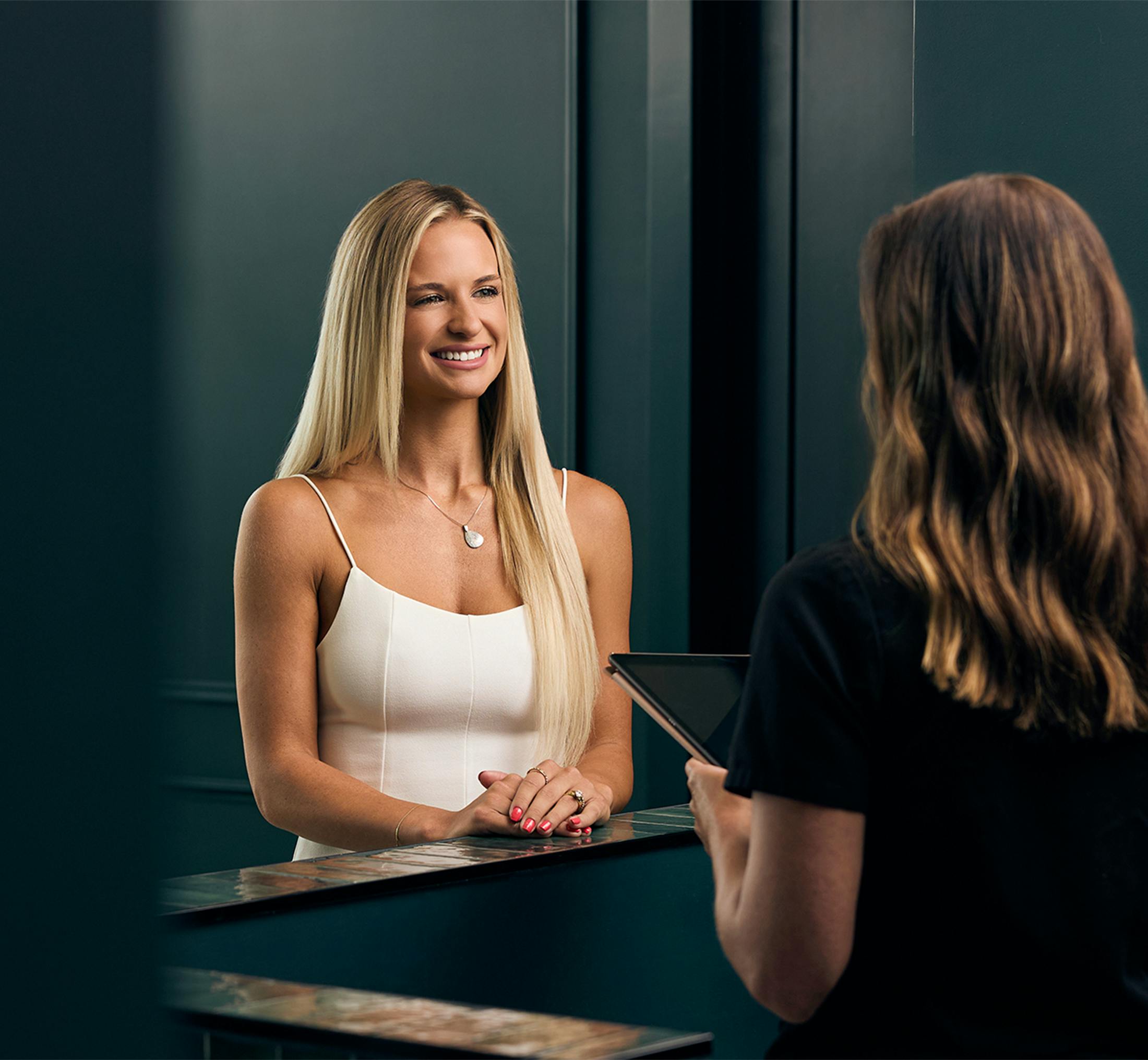 smiling patient
