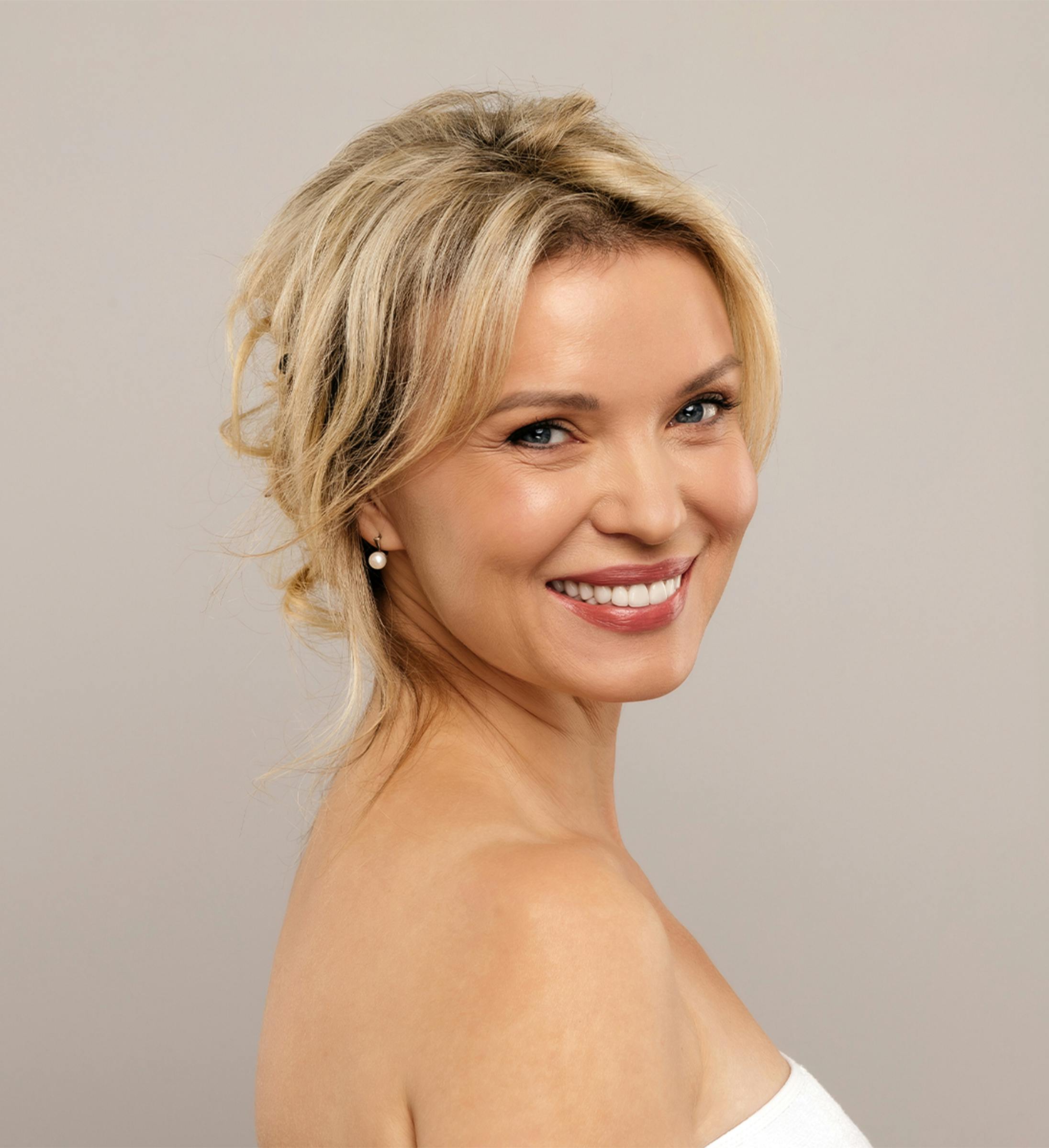 women smiling