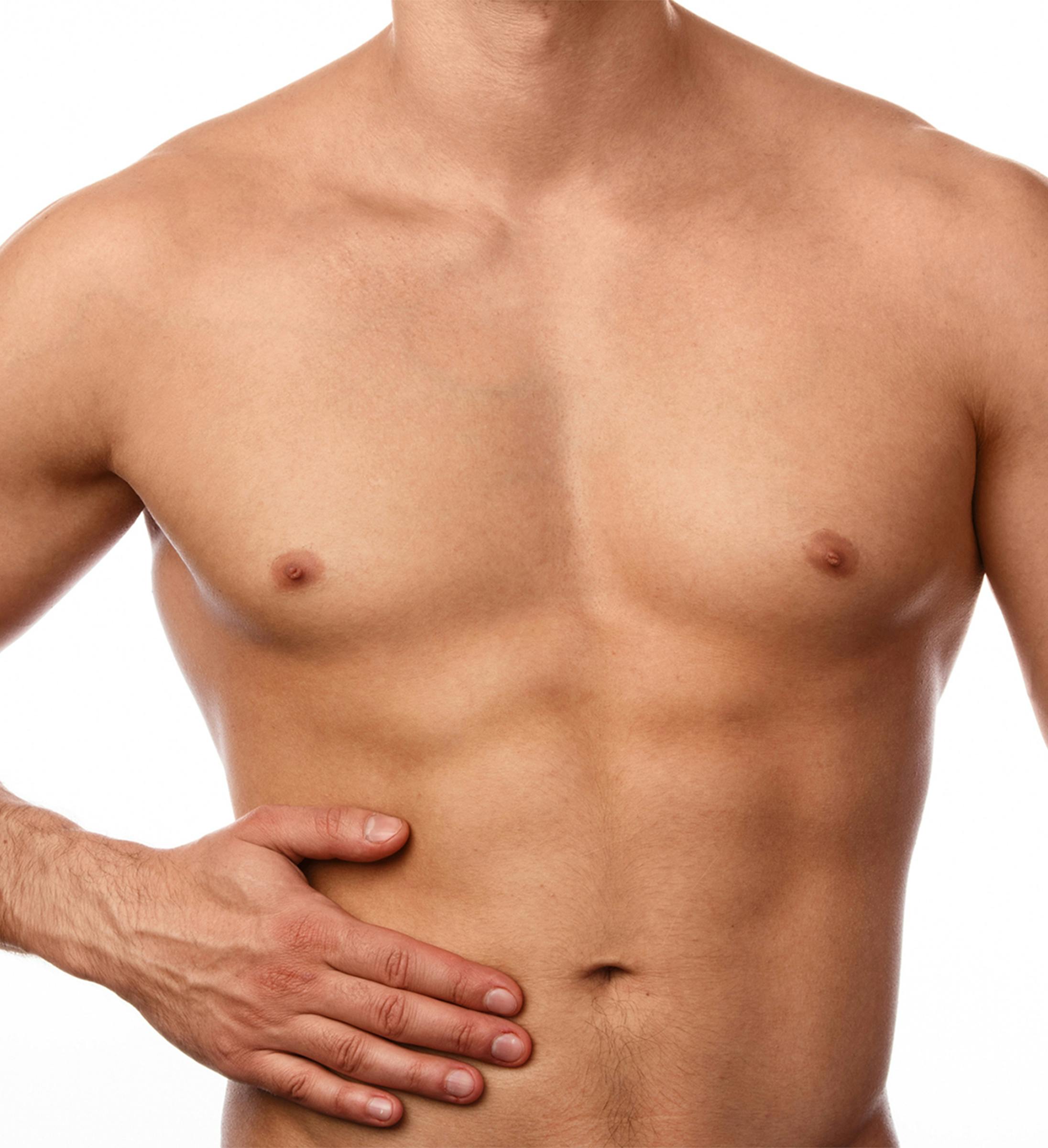 A man's upper body