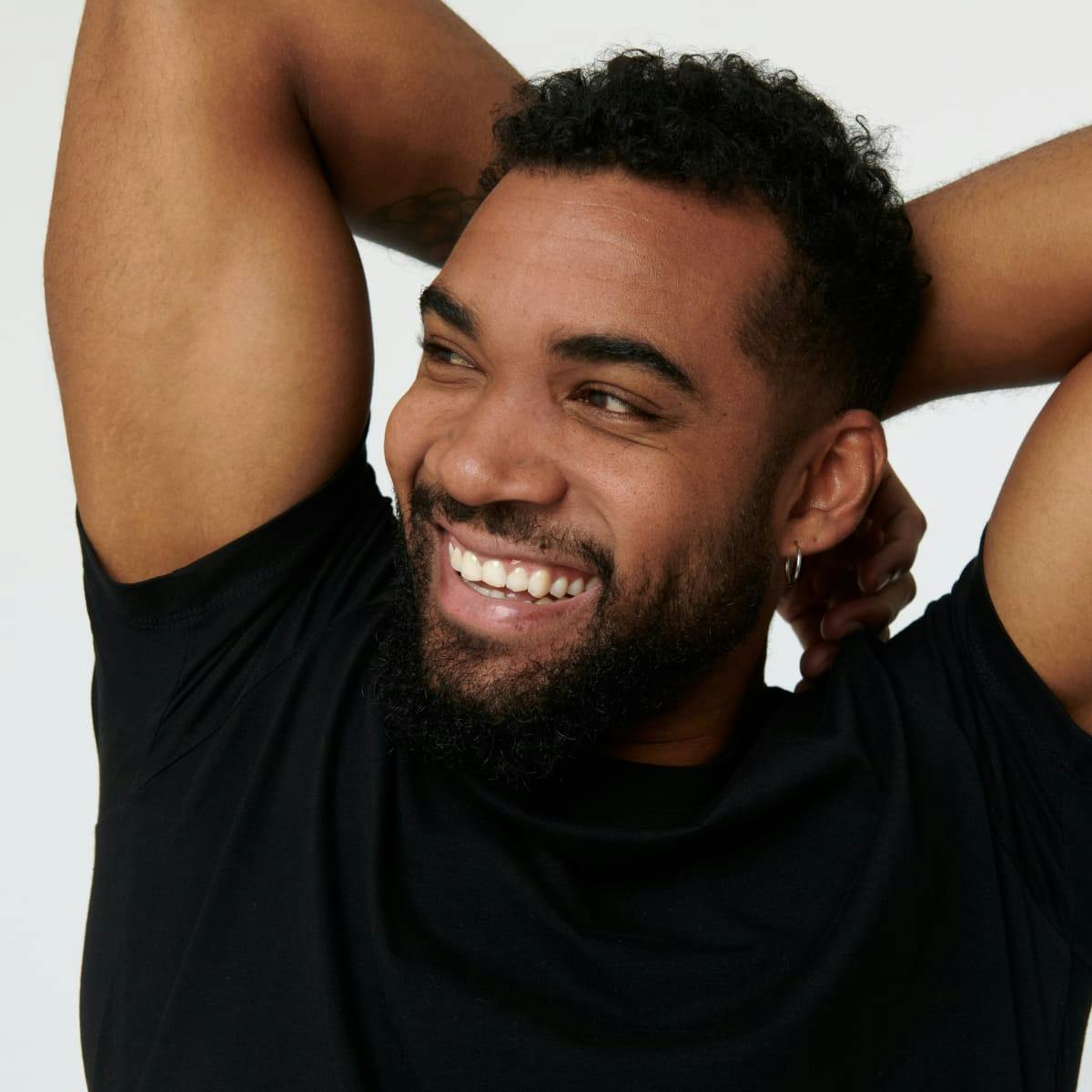 smiling man