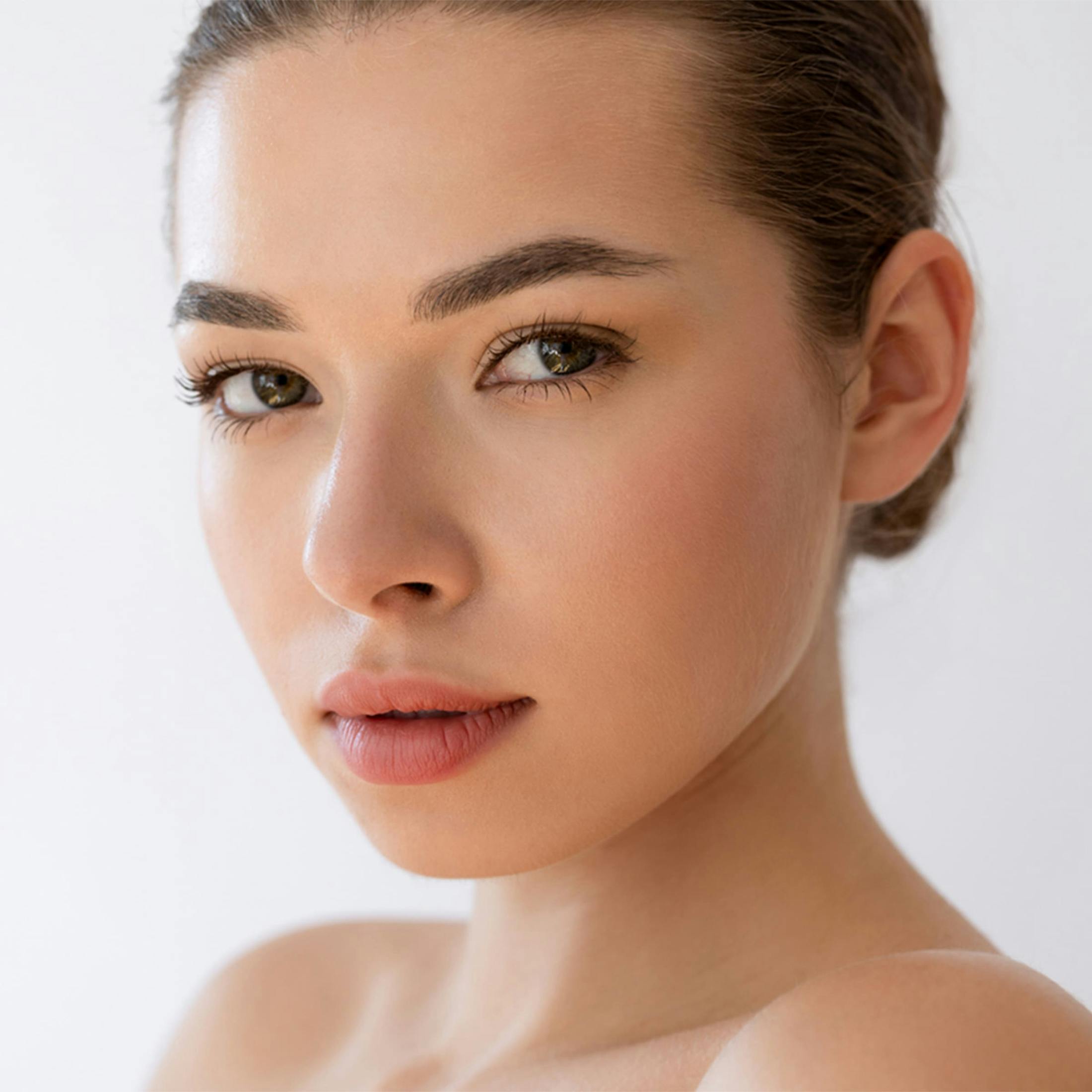 Close up of womans face