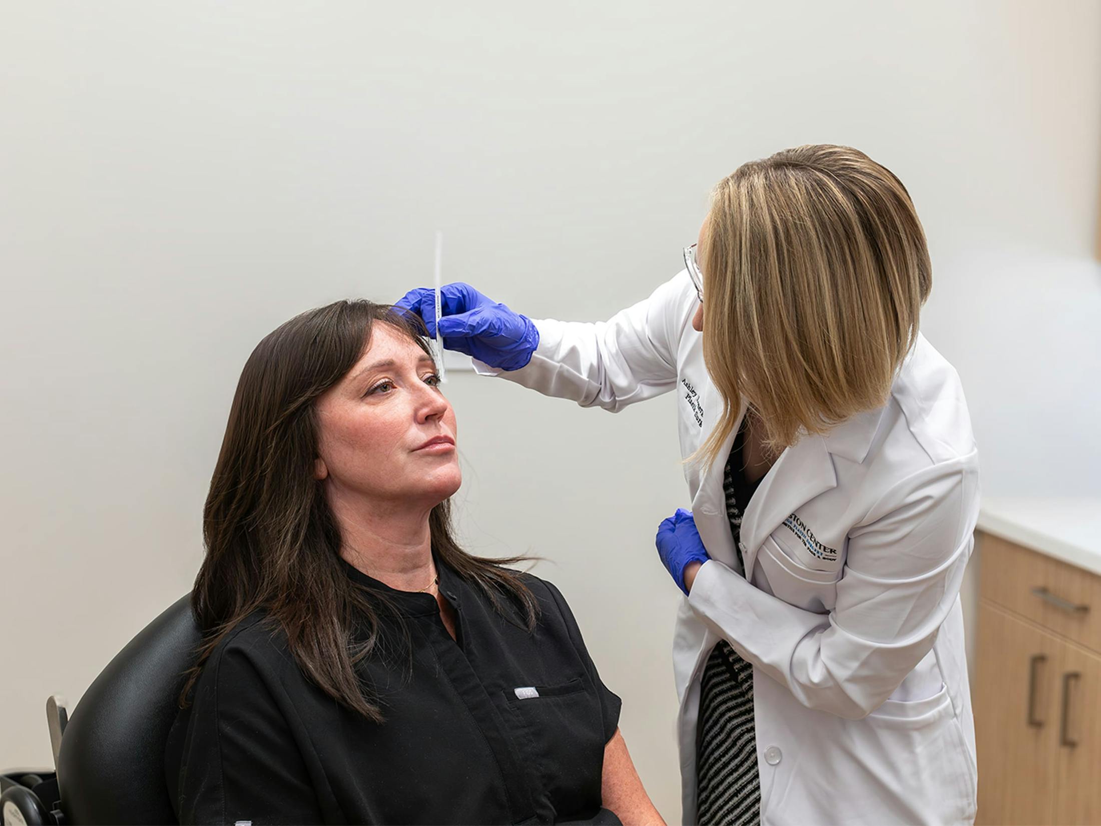 Doctor and patient during consultation