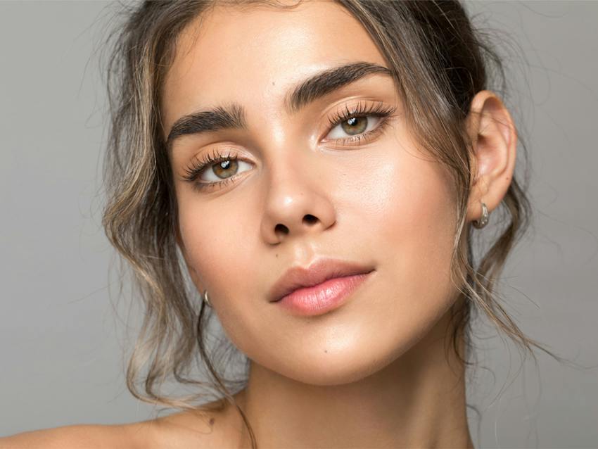 Close up of womans face