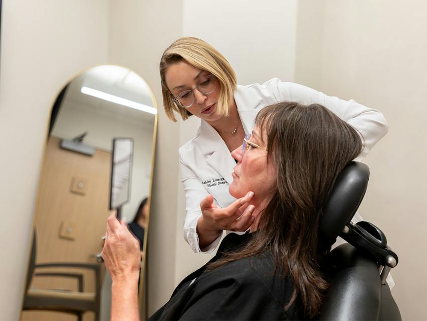 Doctor and patient during consultation
