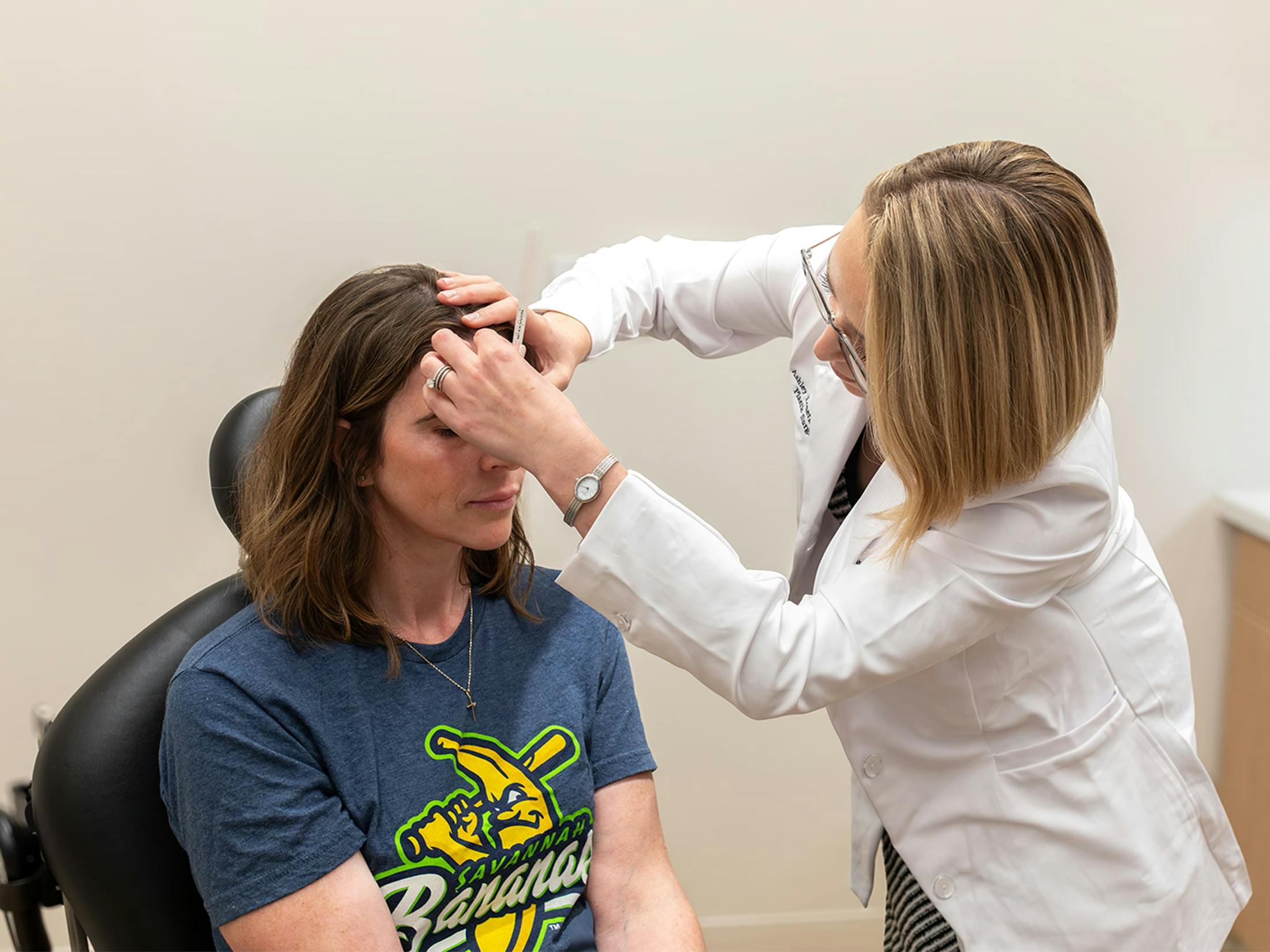 Doctor and patient during consultation