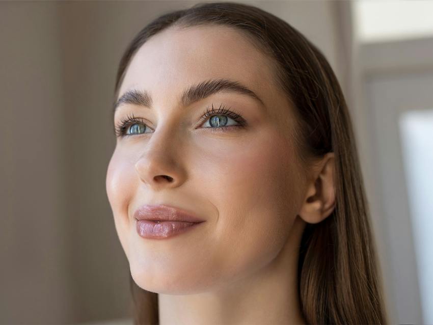 Close up of woman smiling