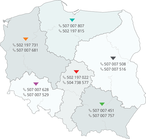 Przemysł w Onninen - mapa kontaktów