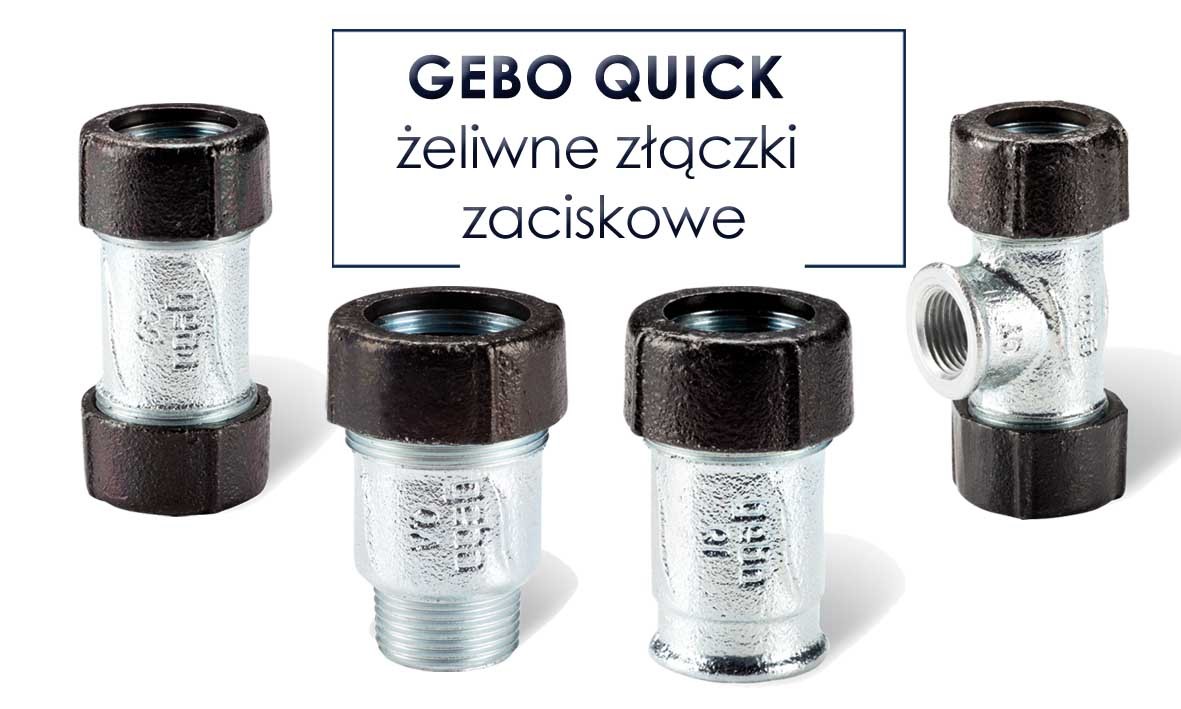 Złączki zaciskowe GEBO Quick