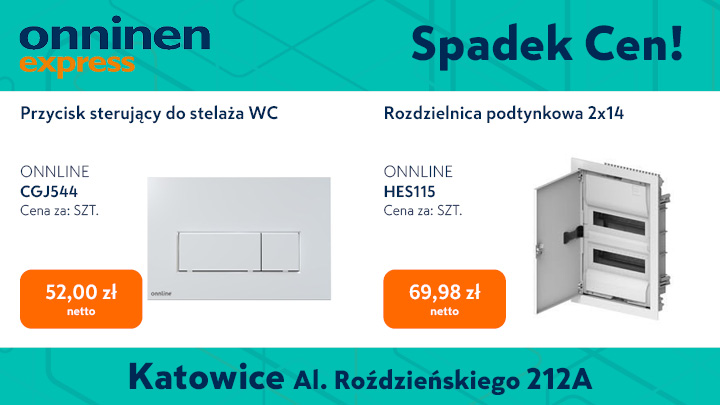 Spadek cen w Onninen Express Katowice!