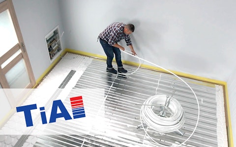 Podlahové vykurovanie technológiou suchej výstavby TiA System