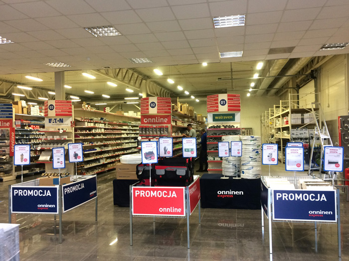 Strefa Promocji w sieci sprzedaży express - wizualizacja