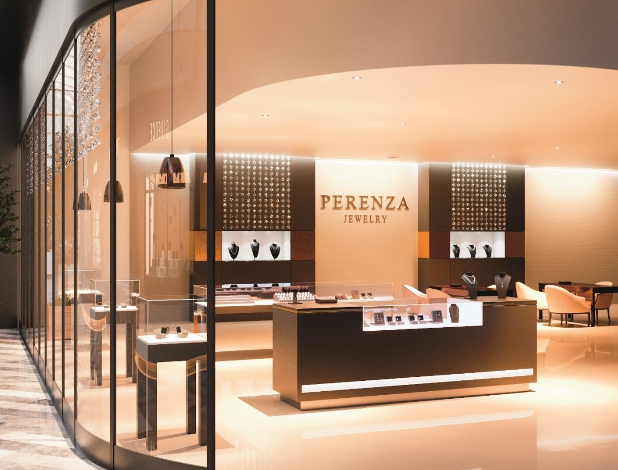 Стильно освітлений ювелірний магазин світлодіодними стрічками