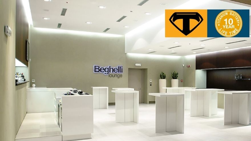 Характеристики титанових батарей Beghelli
