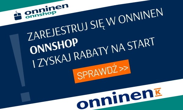 Zarejestruj się w Onninen Onnshop