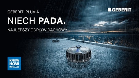 Geberit Pluvia odpływ dachowy