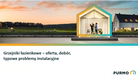Webinar z Purmo - Grzejniki łazienkowe bez tajemnic