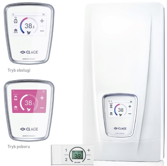 Проточний водонагрівач Clage DSX Touch