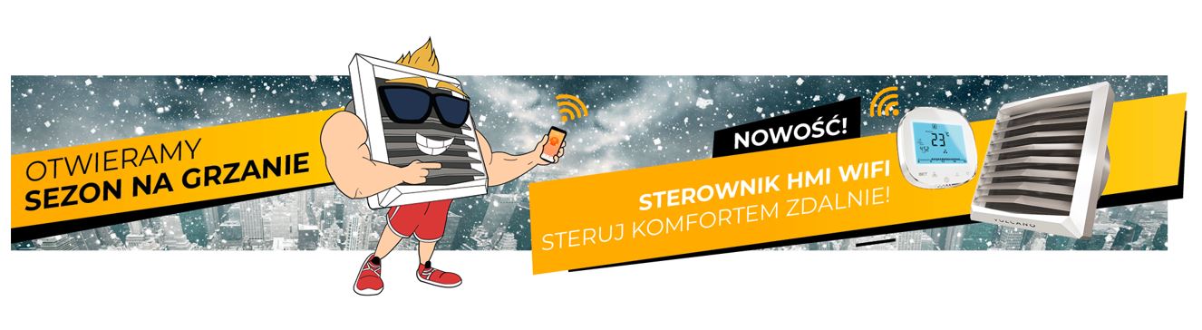 Baner reklamowy sterownika HMI WiFi Volcano