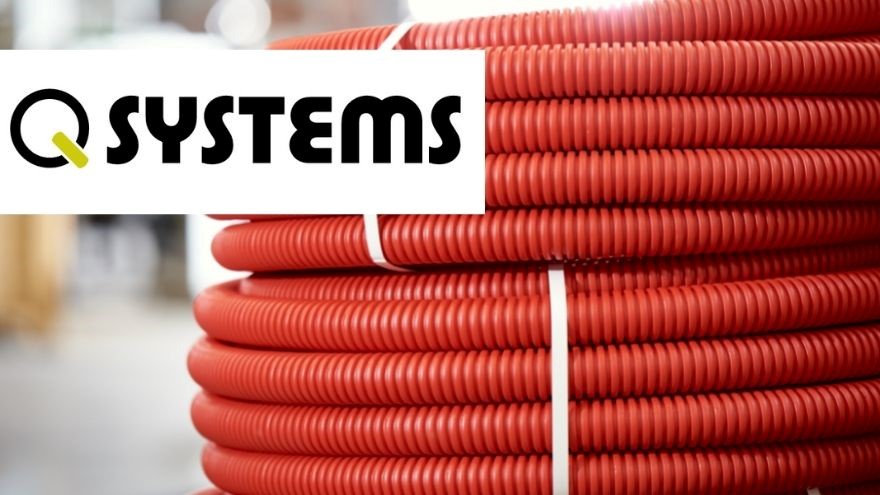 Țevi de protecție roșii pentru cablurile Qsystems