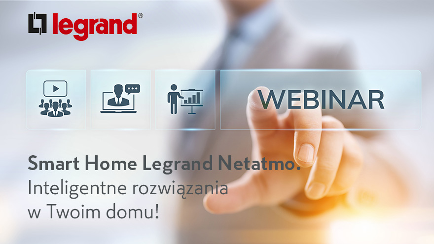 Baner reklamowy webinar inteligentne rozwiązania w Twoim domu