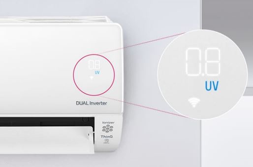 Дисплей енергоспоживання на кондиціонері LG