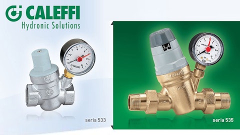 Regulátory tlaku vody - řešení od Caleffi Hydronic Solutions